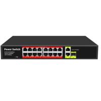 URANIUM POE-G1621SFP-300W 16 PORT GIGABIT+2XGB RJ45+1XSFP UPLINK POE RACKMOUNT SWITCH 16+2